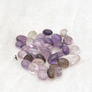 アメジストスムースオーバル最大約8-6-4mm