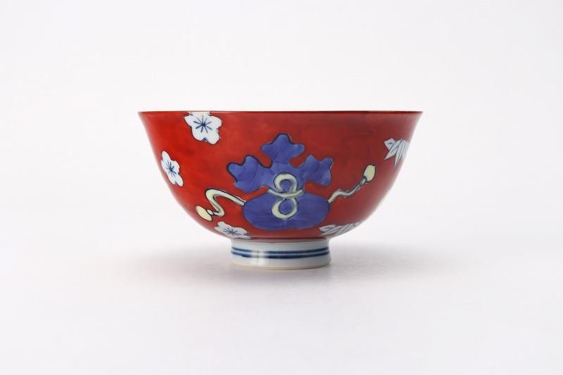 Amazon | 夫婦茶碗 湯呑み ペア 食器セット 九谷焼 色絵丸紋