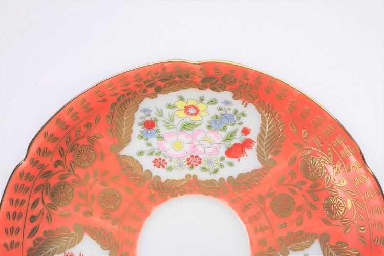 幸楽窯 錦緋色ベルサイユ コーヒーC/S