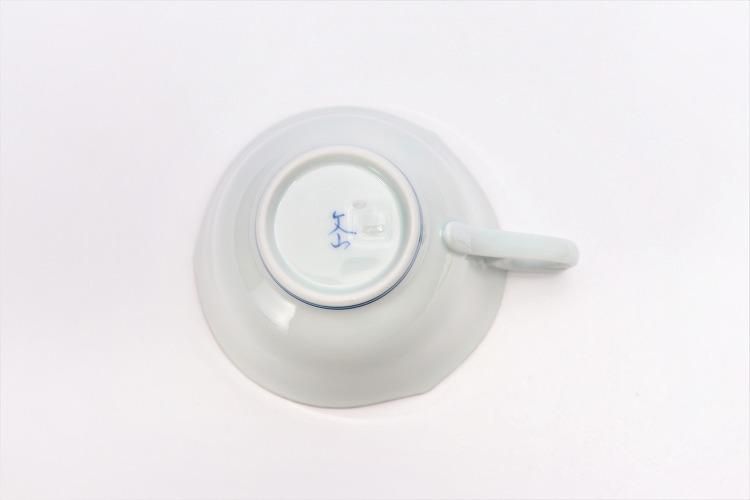 文山窯 プラチナ牡丹 輪花コーヒーC/S 文山窯 プラチナ牡丹 輪花コーヒーC/S