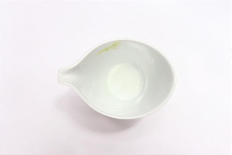 文山製陶 白釉竹 片手酒器 文山製陶 白釉竹 片手酒器