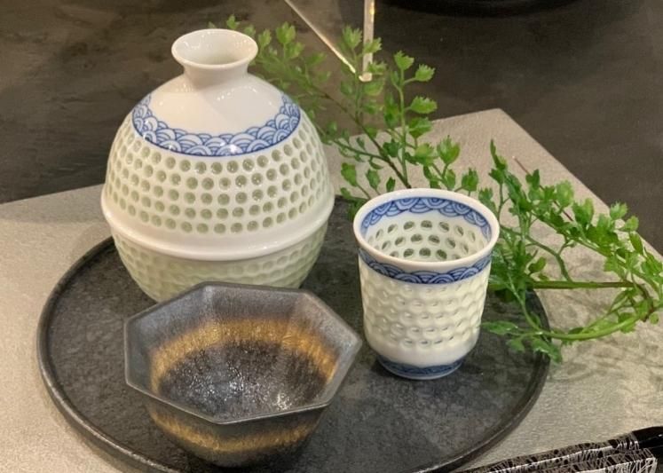 ☆丹心窯 水晶青海波 ぐい呑 - 有田焼の通販サイト 丸兄商社オンライン