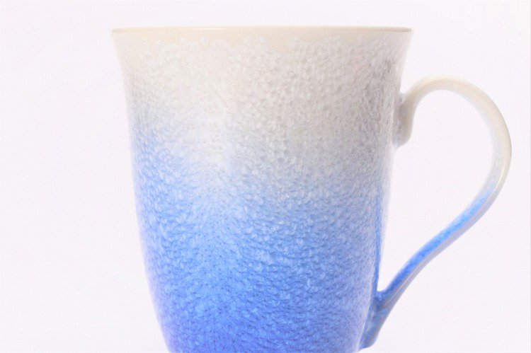 ☆真右ェ門窯　藍染水滴　マグカップ(木箱付) 画像サブ3