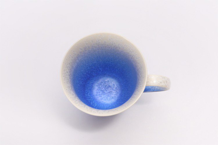 ☆真右ェ門窯　藍染水滴　マグカップ(木箱付) 画像サブ5