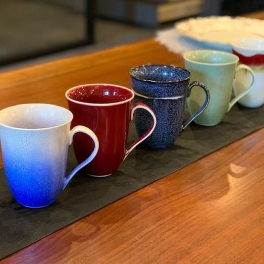 真右ェ門窯 辰砂 マグカップ(木箱付) 真右ェ門窯 辰砂 マグカップ(木箱付)