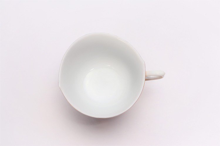 □金龍窯　金彩百合　コーヒー碗(木箱付) 画像サブ8