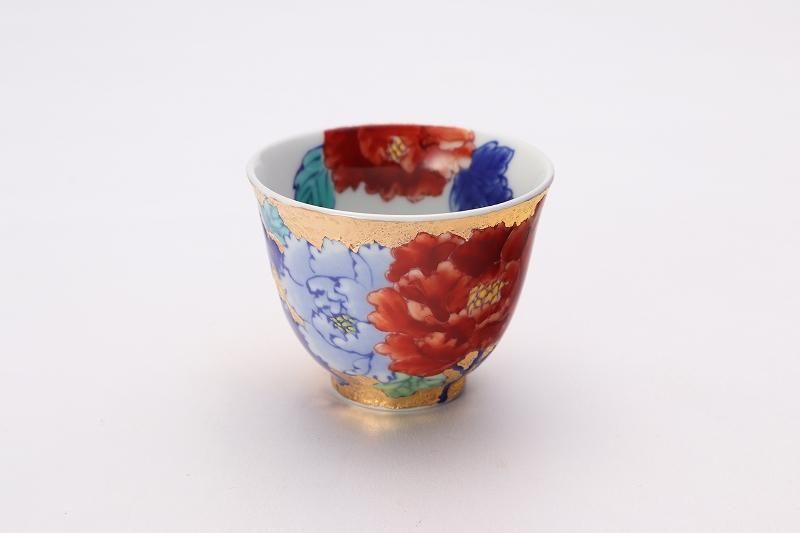 △金龍窯 金彩牡丹 茶器セット(木箱付) - 有田焼の通販サイト 丸