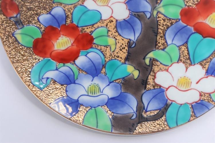 有田焼 金龍窯 江口天童 コーヒーカップ　金彩椿絵 珈琲碗　共箱 新品未使用】有田焼 金龍窯 江口天童 コーヒーカップ 金彩桜絵