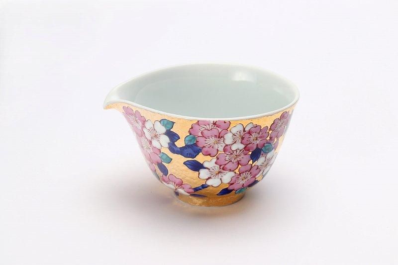 金龍窯 金彩桜 茶器セット(木箱付) 金龍窯 金彩桜 茶器セット(木箱付)