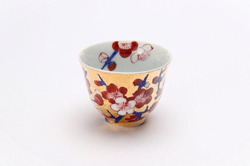 金龍窯 金彩桜 茶器セット(木箱付) 金龍窯 金彩桜 茶器セット(木箱付)