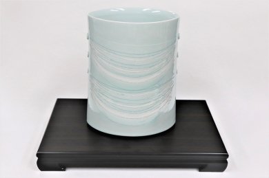 〇藤井剛作　流影花器