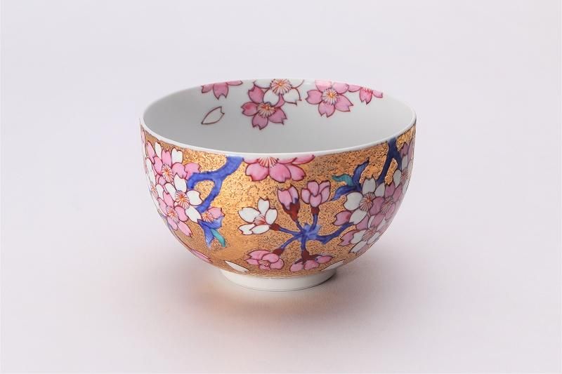 金龍窯 金彩桜 抹茶碗(木箱付) 金龍窯 金彩桜 抹茶碗(木箱付)