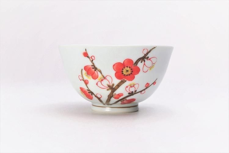 紅白梅花入　茶道具　茶器　共箱入り 業務用 工芸茶/花開富貴（菊花と千日紅）50個入(個別包装1個