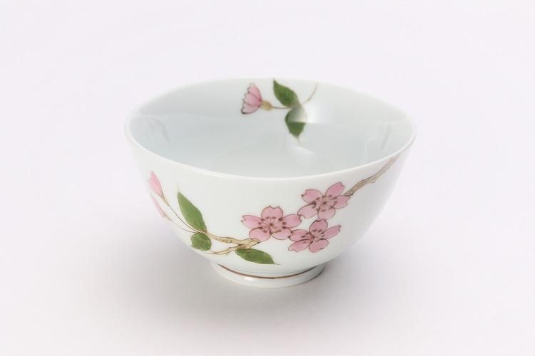 誕生花シリーズ 桜 茶碗 (4月誕生花) 誕生花シリーズ 桜 茶碗 (4月誕生花)