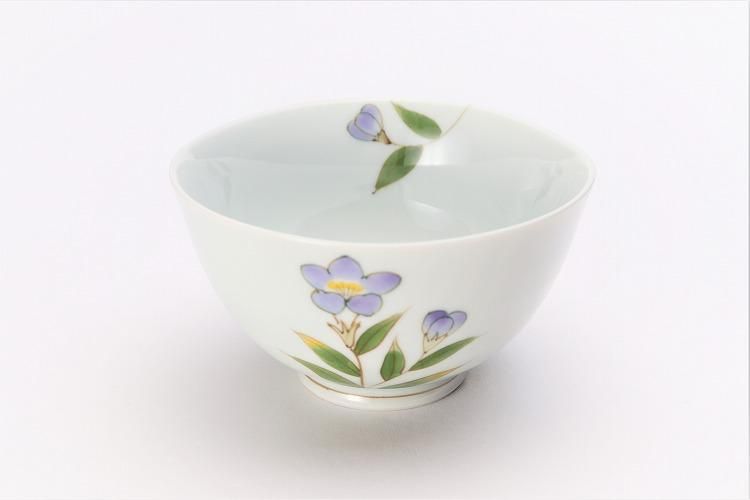 誕生花シリーズ 桔梗 茶碗 湯呑セット 8月誕生花 化粧箱入り 誕生花シリーズ 桔梗 茶碗 湯呑セット 8月誕生花 化粧箱入り