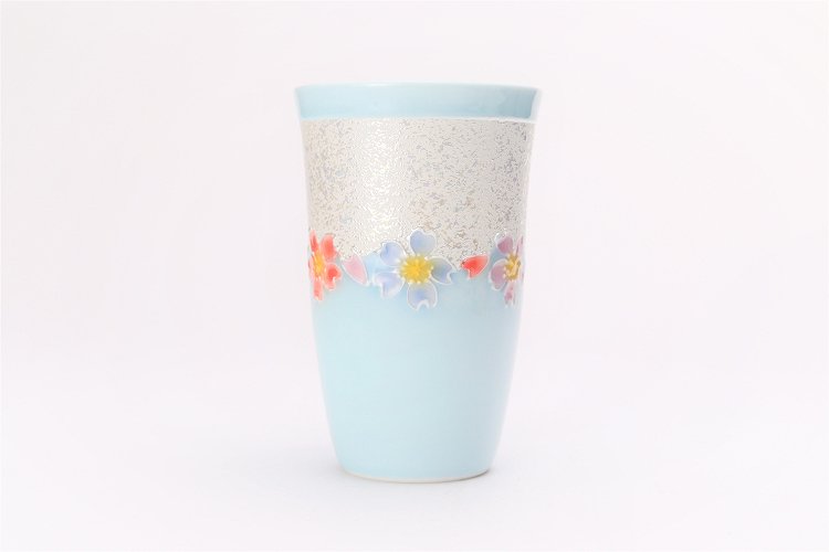☆楽々シリーズ　水釉花つなぎラスター　フリーカップ　(化粧箱入り) 画像サブ3