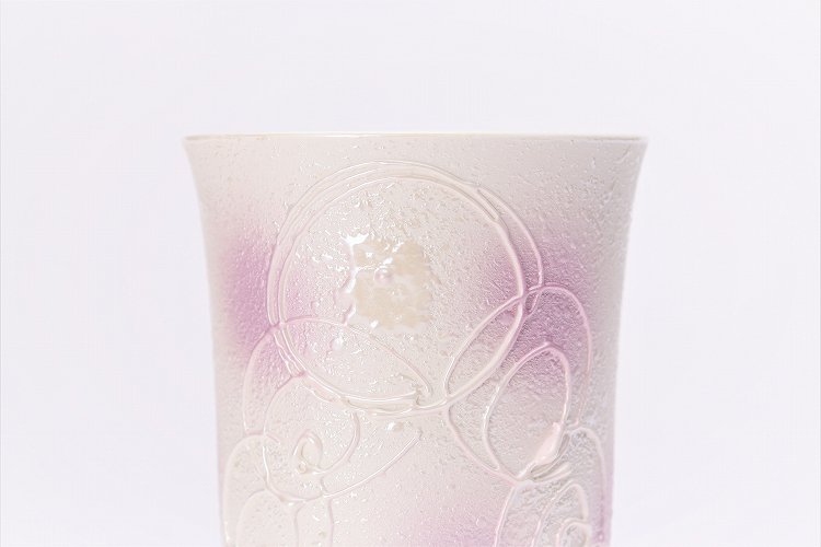 ☆楽々シリーズ　渦真珠雲母紫　フリーカップ　(化粧箱入り) 画像サブ5