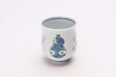 ☆徳七窯　伊万里ひょうたん　湯呑　大