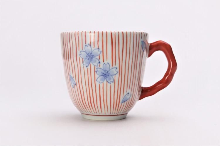 新品 有田焼 そうた窯 桜ペアカップ&ソーサー 新生活 お花見