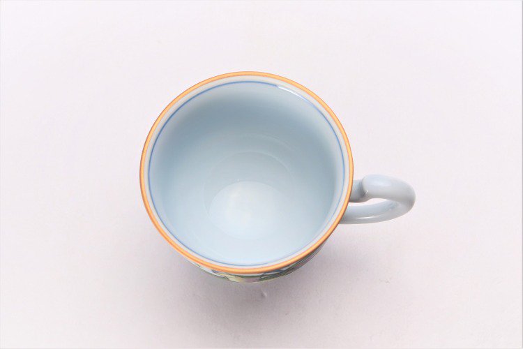 ☆亮秀窯　錦鳳凰唐草　コーヒー碗皿 画像サブ7
