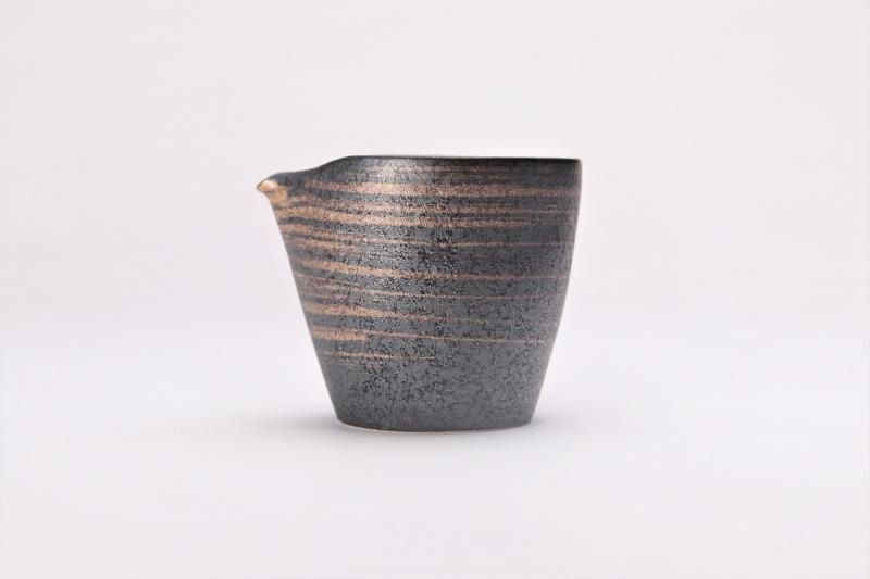 陶悦窯 晶金かすり 突立片口注器(小)セット