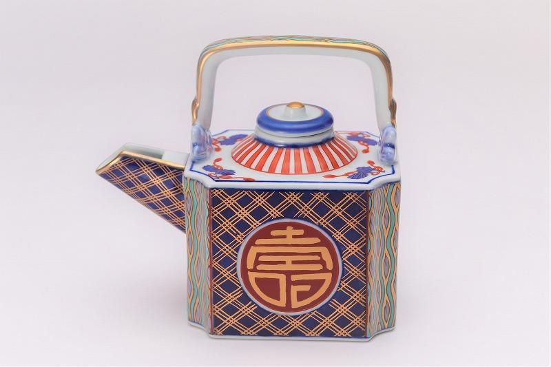 ARITA PORCELAIN LAB 染錦丸紋寿 屠蘇器
