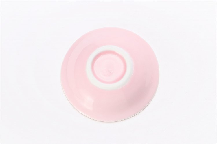 ☆田清窯　薄ピンク釉虹彩桜　茶器セット(ﾌﾟﾚｰﾄ付)  画像サブ15