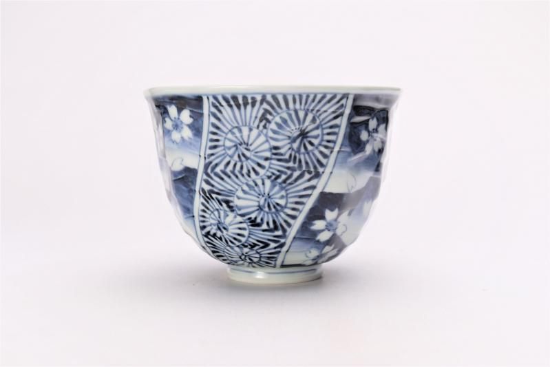 ☆【20％OFF】アウトレット そうた窯 染付桜祥瑞 面取麺鉢(大