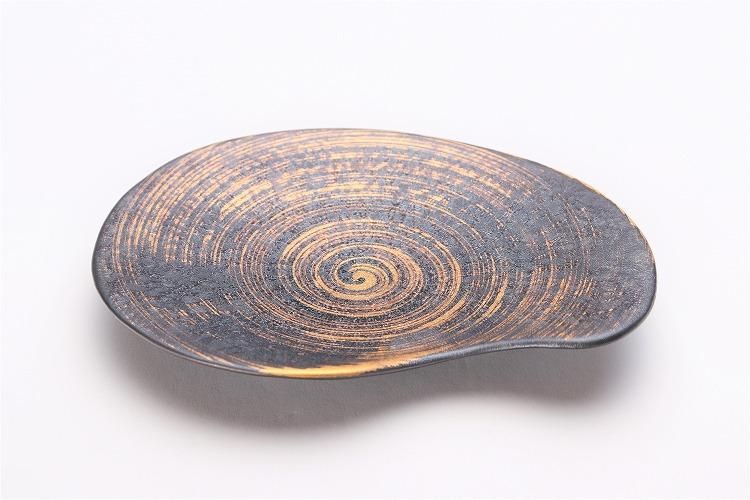 コタロウ 有田焼陶悦窯　晶金ひとかすり　三つ組小付 有田焼 陶悦窯 晶金ひとかすり三つ組小付 | MatsuBokkuri