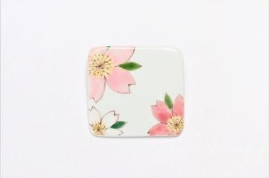 〇楽々シリーズ　ピンク桜　ブローチ(大)