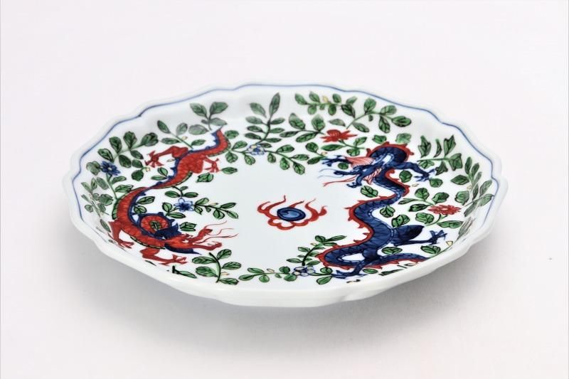 磁州窯 龍絵大皿 60cm 工芸品