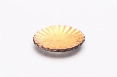 有田焼 陶悦窯  悦山造 金塗り 金彩 菊型 輪花 金 ゴールド 有田焼 陶悦窯 悦山造 金塗り 金彩 菊型 輪花 金 ゴールド 有田焼 陶悦