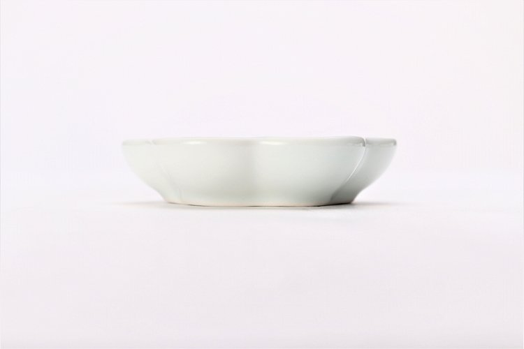〇【オリジナル】麻の葉濃　菊型小皿 画像サブ1