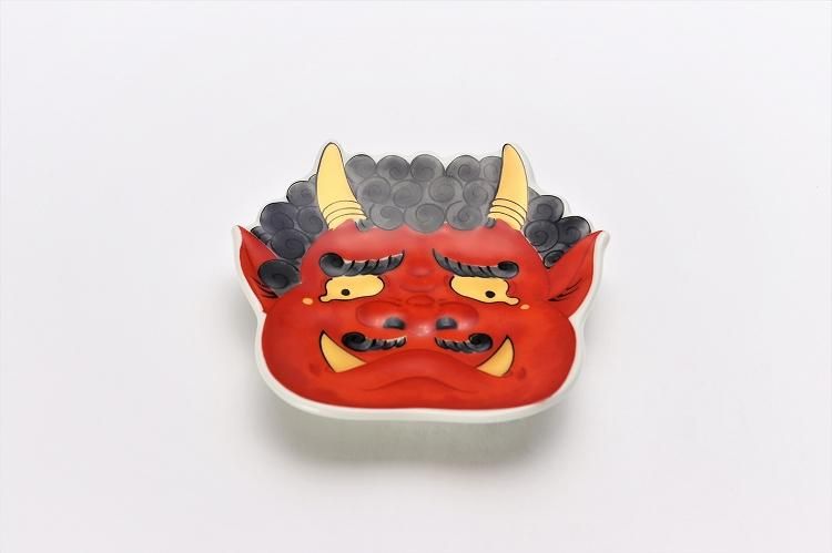 幸楽窯 錦泣いた赤鬼銘々皿(小) 幸楽窯 錦泣いた赤鬼銘々皿(小)