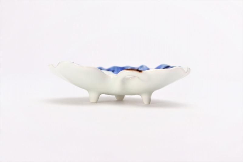 福泉窯×MARUKEIオリジナル 染付濃松竹梅 ツワ型小付