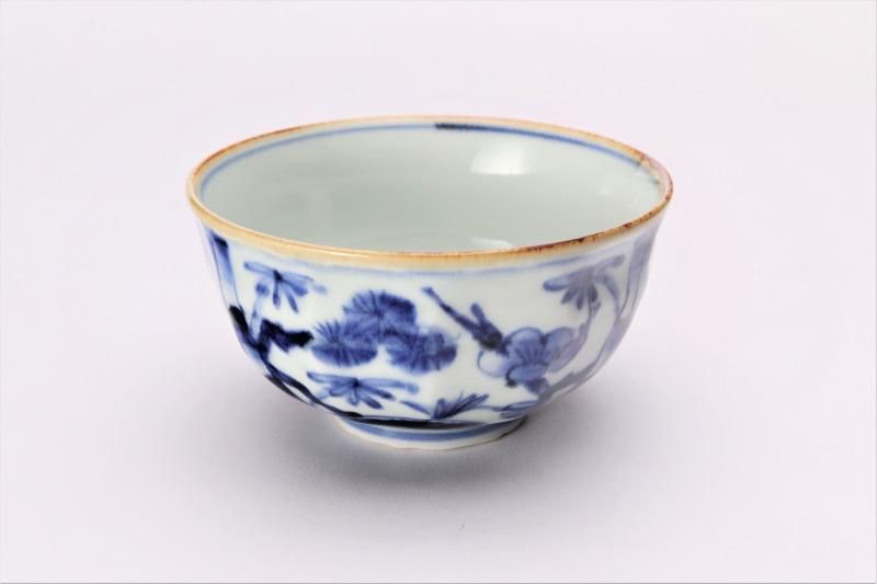 有田焼福泉窯　染付間取り松竹梅面取り茶付2個大　hks0453 有田焼福泉窯 染付間取り松竹梅面取り茶付2個大 hks0453 - メルカリ