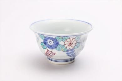 ☆三宅製陶所　辻が花　反茶付(小)