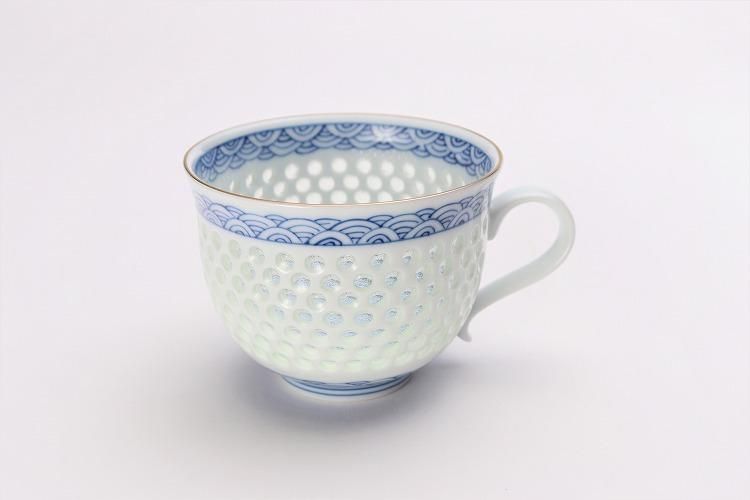 丹心窯 水晶青海波コーヒーC/S(大) 丹心窯 水晶青海波コーヒーC/S(大)