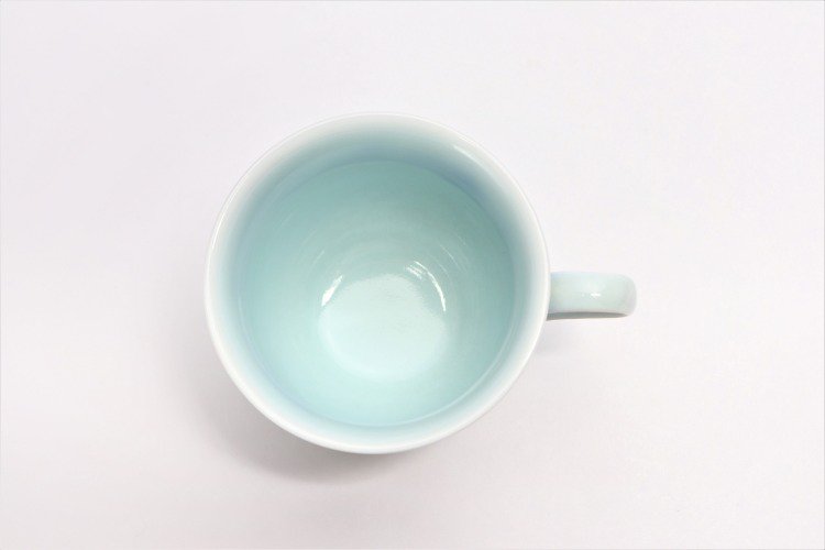 ☆真右ェ門窯　海のシルクロード　新コーヒー碗(木箱付) 画像サブ6