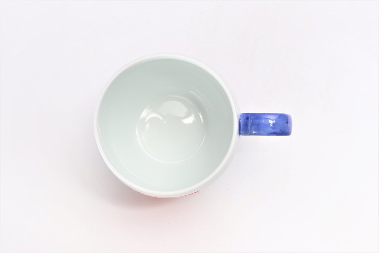 ☆徳七窯　波鯛丸マグカップ(青) 画像サブ4