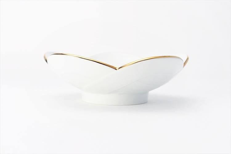 田清窯 太白金線梅結び小丼