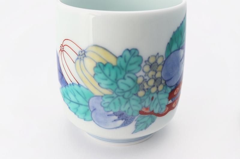 ☆今右衛門窯 野菜絵組湯呑