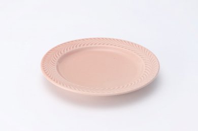☆翔芳窯　ローズマリー5.5寸皿　くすみピンク