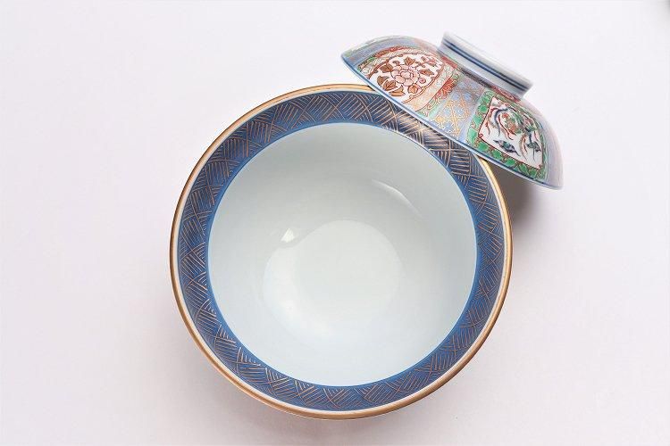 ☆【20％OFF】アウトレット 幸楽窯 錦色絵山水蓋丼 - 有田焼の