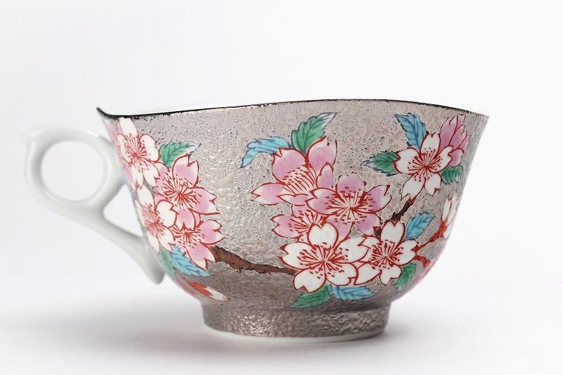 陶あん 金彩色絵 桜文 片口 74597653-6521-40ED-924D-