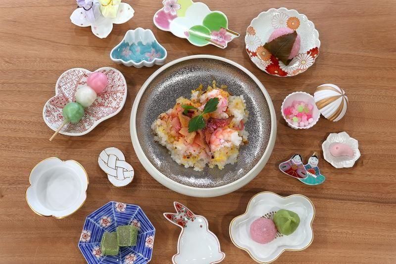 ○【オリジナル】錦菊尽くし 銘々皿