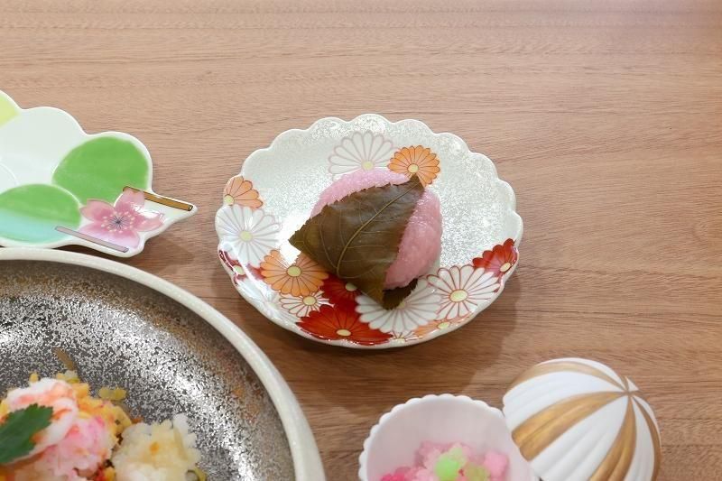 ○【オリジナル】錦菊尽くし 銘々皿