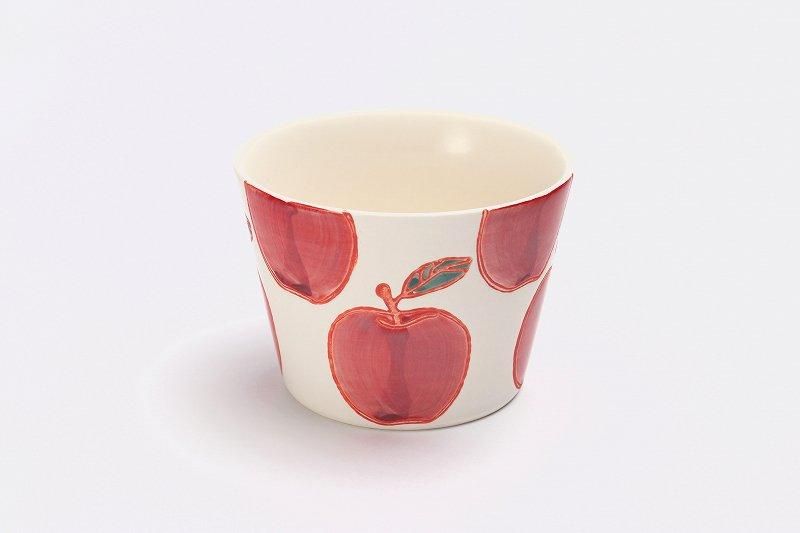 菊祥陶器 フレッシュアートYカップ りんご