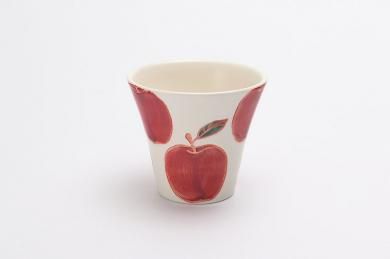☆菊祥陶器　フレッシュアート新反仙茶　りんご