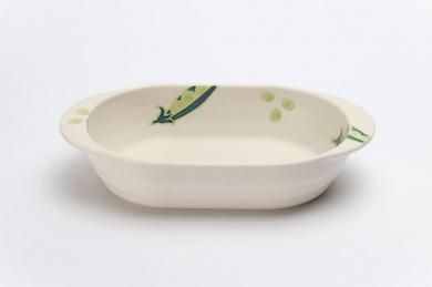 ☆菊祥陶器　フレッシュアートハンディオーバル　まめ